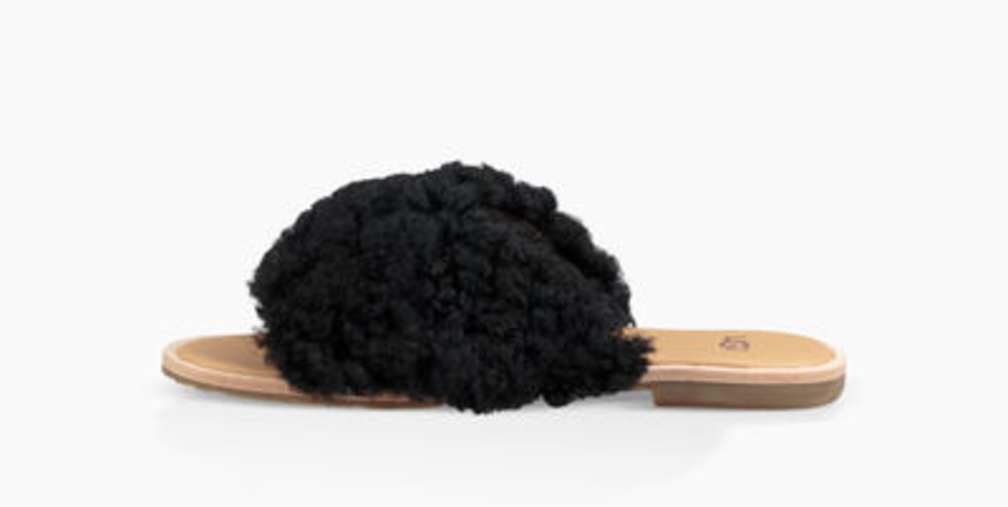 アグ UGG フラットサンダル シープスキンファー ボア JONI - メルカリ